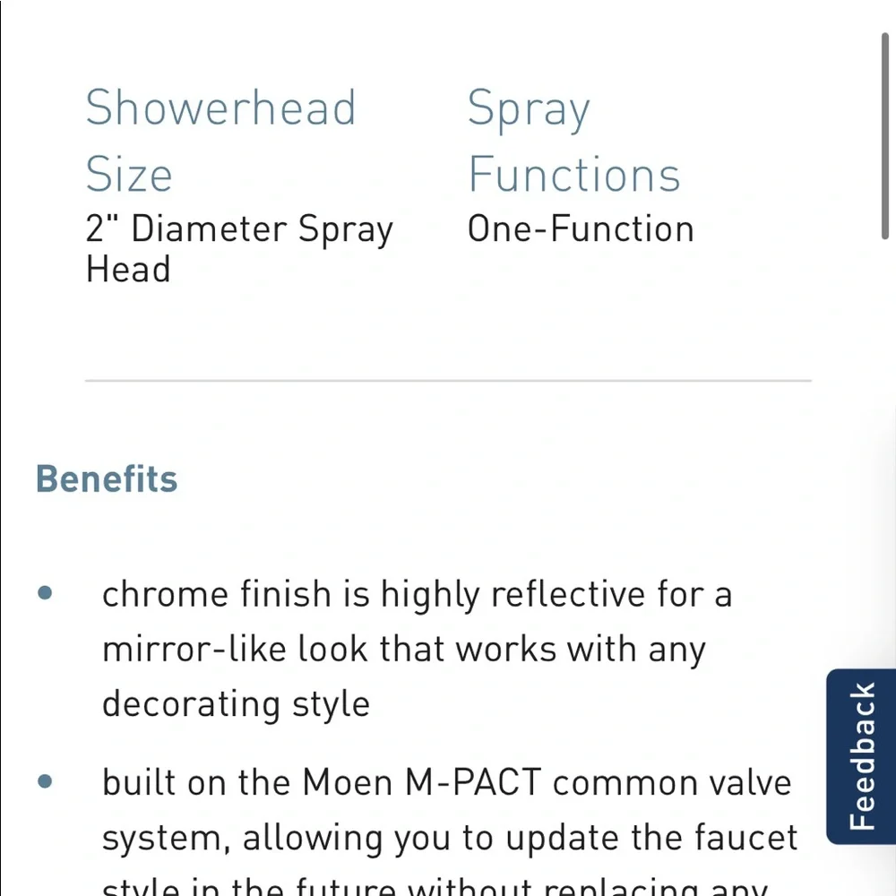 NEW Moen A501 Body Spray (6 available!)